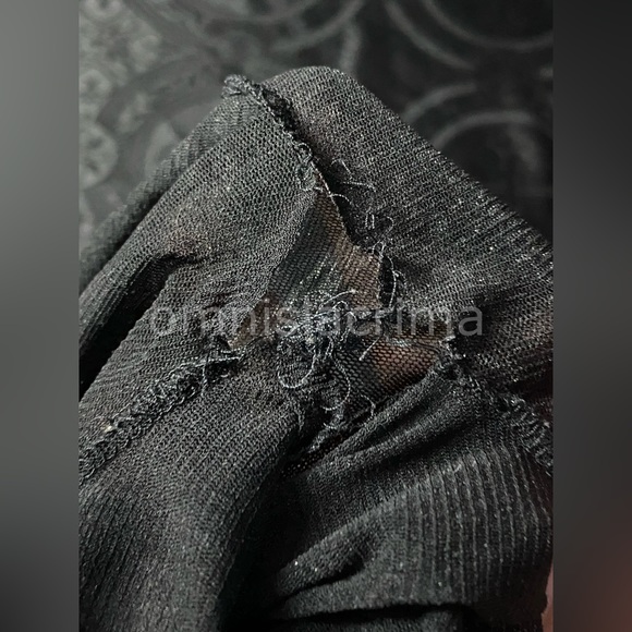 (SOLD) RARE 90s Lip Service Gun Mesh Long Sleeve Rock Sl*t Shirt - Picture 7 of 8